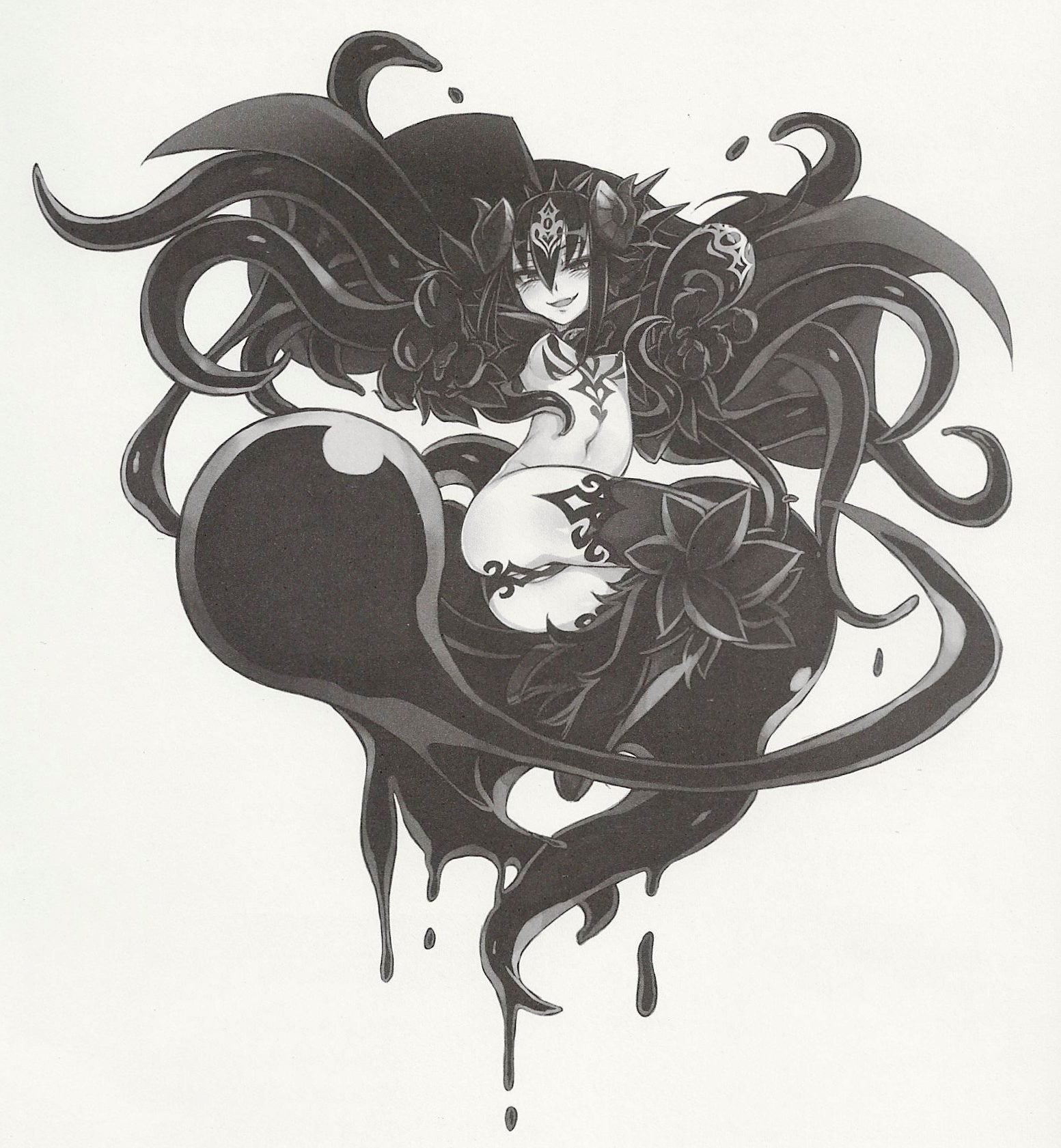Kuroferuru using the dark matter spell.jpg